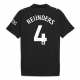 Maillot de foot Manchester City Tijjani Reijnders #4 Extérieur vêtements 2025-26 Manches Courtes
